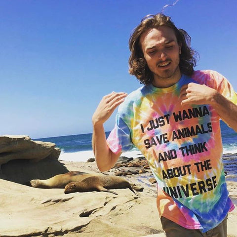 Save Animals - PASTEL Tie-Dye Shirt