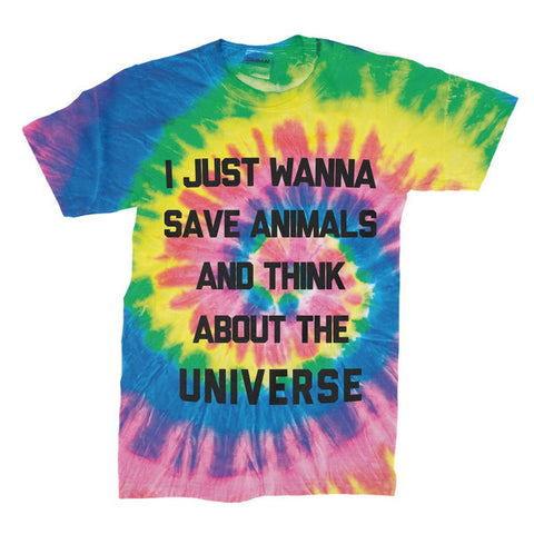 Save Animals - PASTEL Tie-Dye Shirt