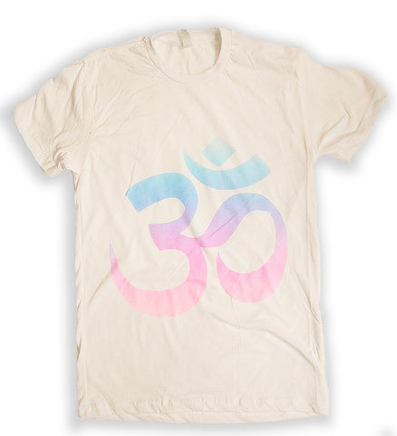 OM/AUM - Pastel White T-shirt