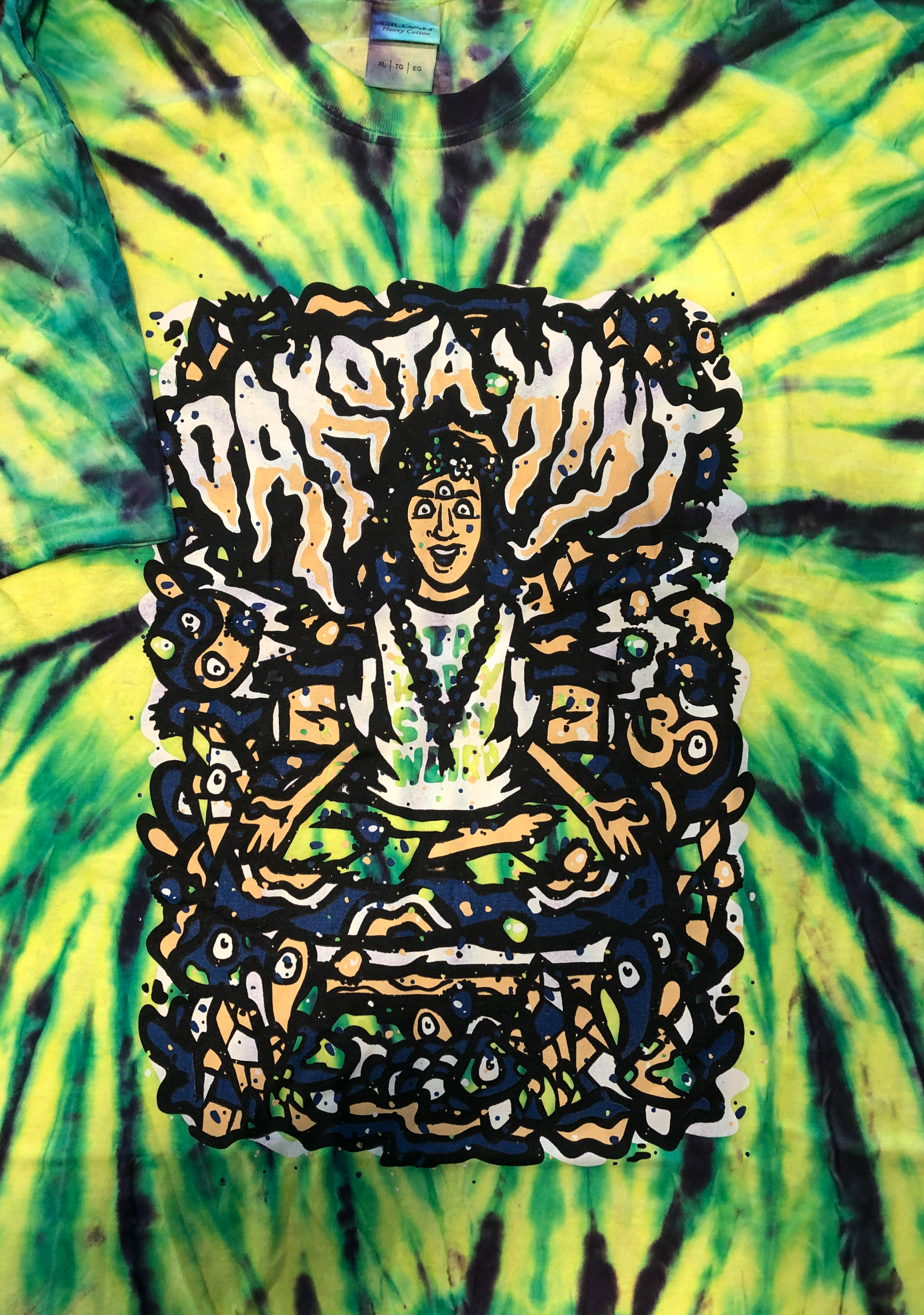 Green and Yellow Tye-Dye DAKOTA