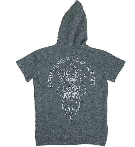 It's All Good - GREY SHORT SLEEVE Hoodie