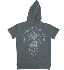It's All Good - GREY SHORT SLEEVE Hoodie