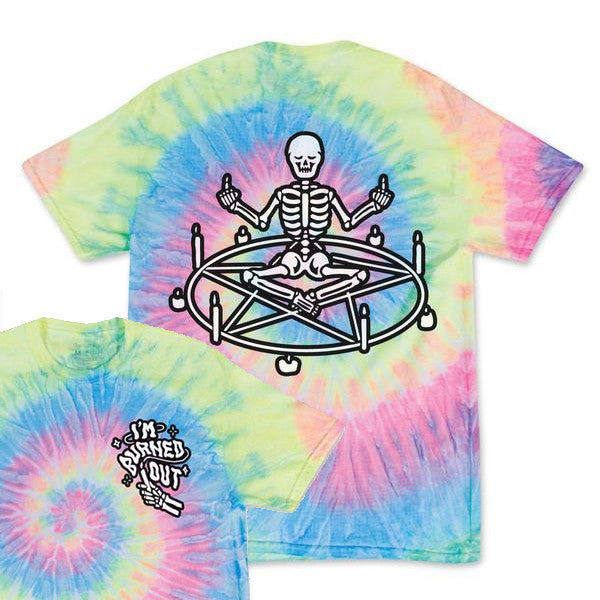 I'm Burned Out - Bone Glow Tie-Dye Shirt SALE!!