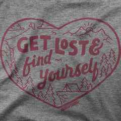 Get Lost & Find Yourself - Oxford Heather Shirt