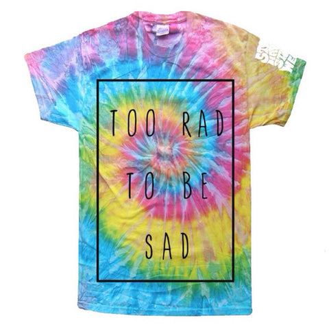 Too Rad To Be Sad - Classic Saturn Shirt   SALE!!