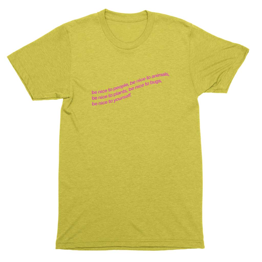 Be Nice - Amber Shirt SALE!! – StayHappyStayWeird