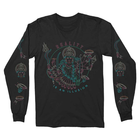 Reality is an Illusion - Long Sleeve Black Shirt
