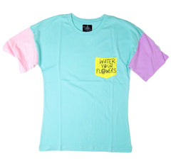 Water Your Flowers - Pastel Pocket T-shirt
